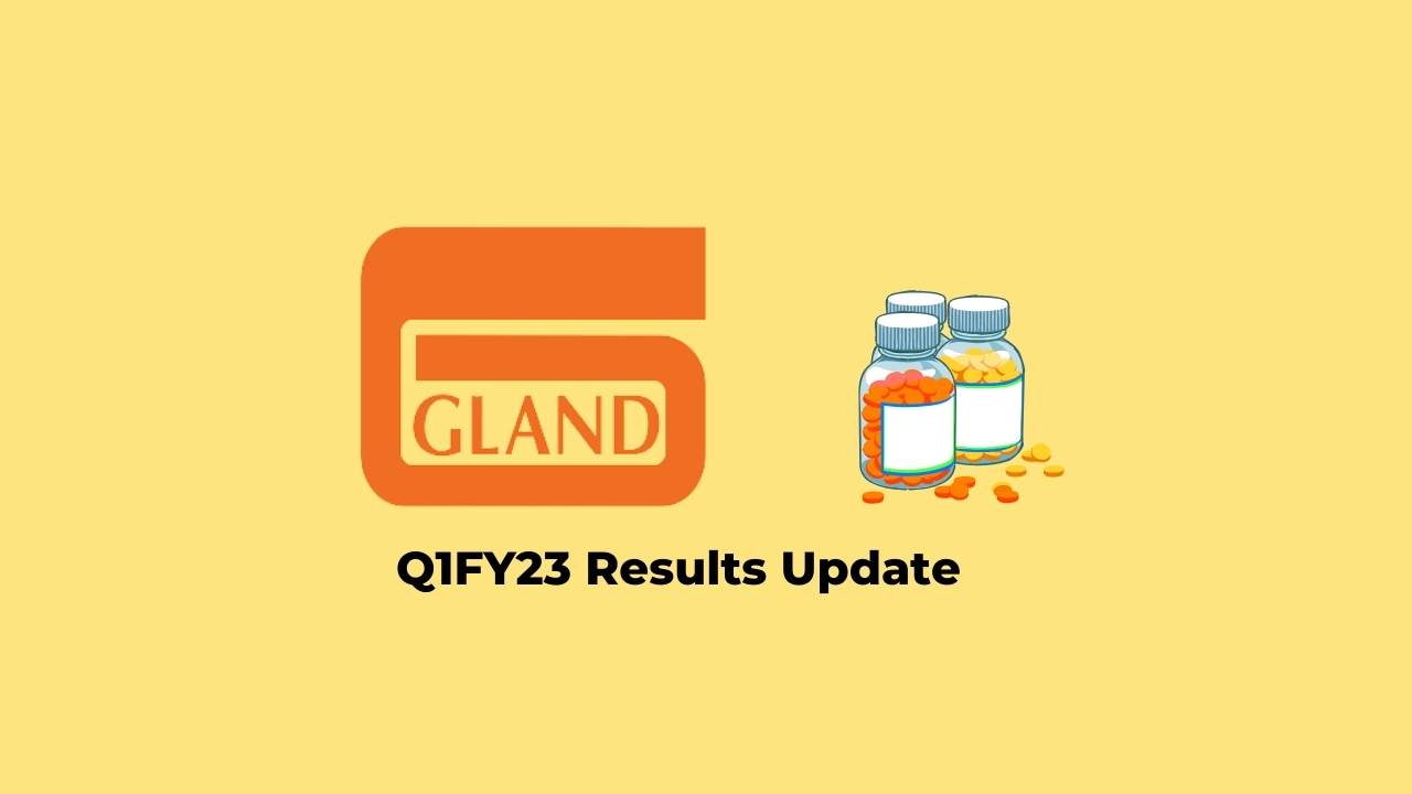 Gland Pharma Q1 Results FY2023, PAT at Rs. 2292 million