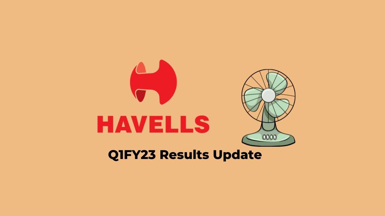 Havells Q1 Results FY2023, PAT at Rs. 243 crores