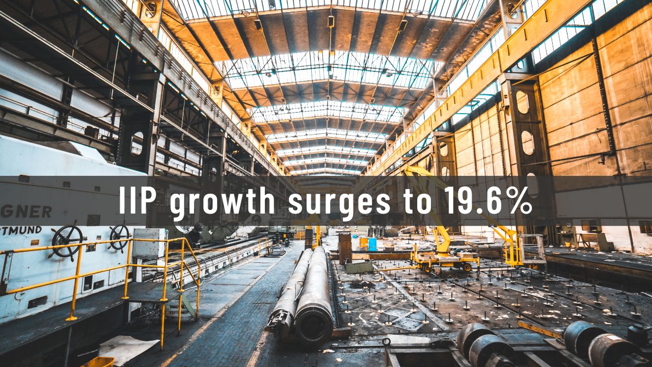 IIP growth surges to 19.6%