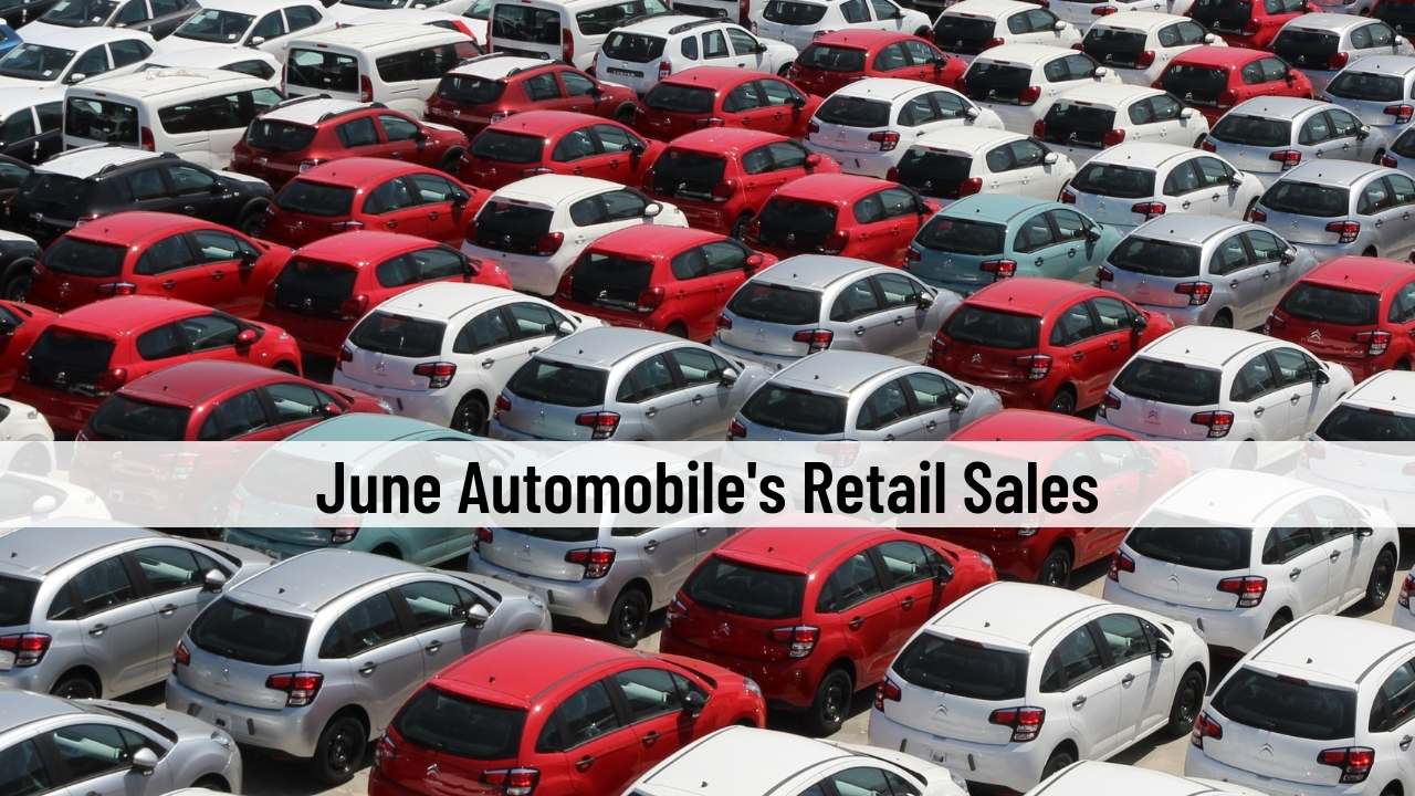 June Automobile's Retail Sales