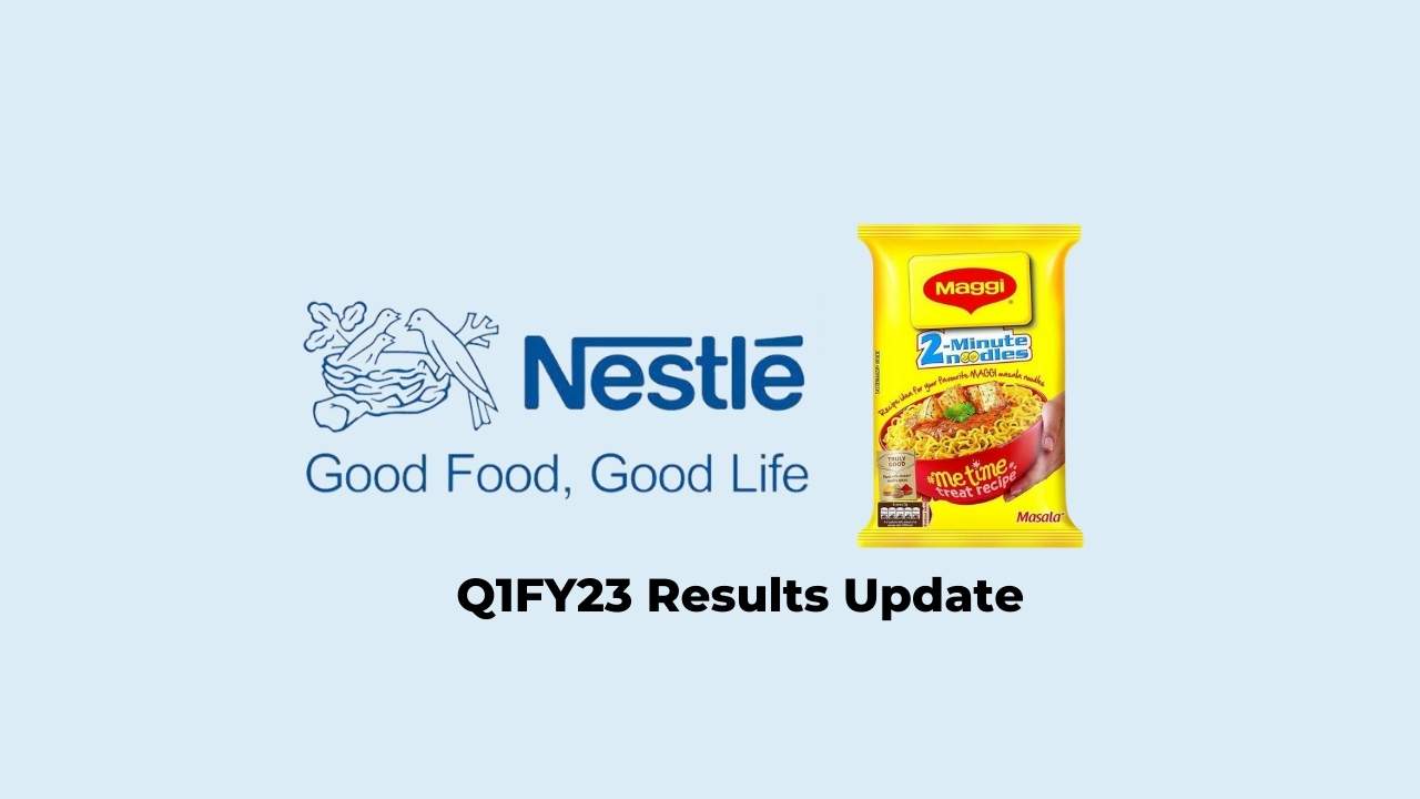 Nestle India Q1 Results FY2023, PAT at Rs. 1110 crores