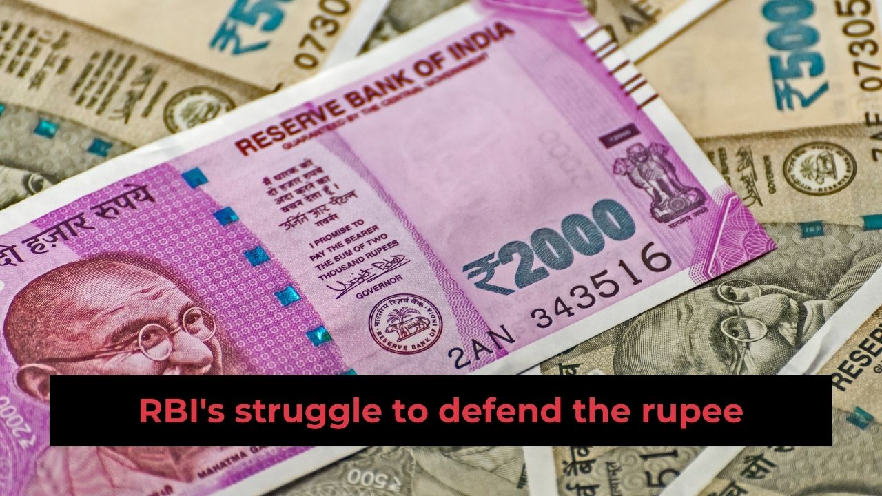 RBI's struggle to defend the rupee