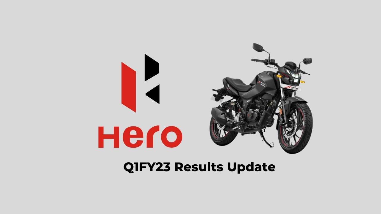 Hero MotoCorp Q1 Results FY2023, PAT at Rs. 625 crores