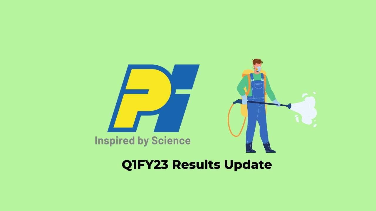 P I Industries Q1 Results FY2023, Net Profit at Rs. 2624 million