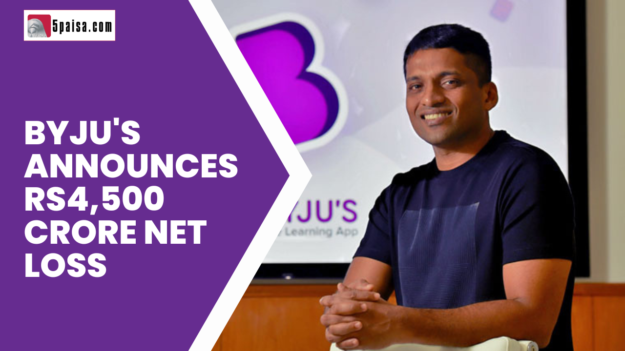  Byju’s announces Rs4,500 crore net loss for FY21