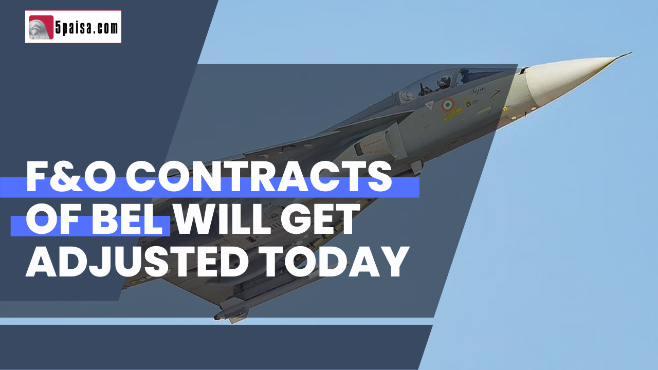 F&O contracts of BEL will get adjusted today