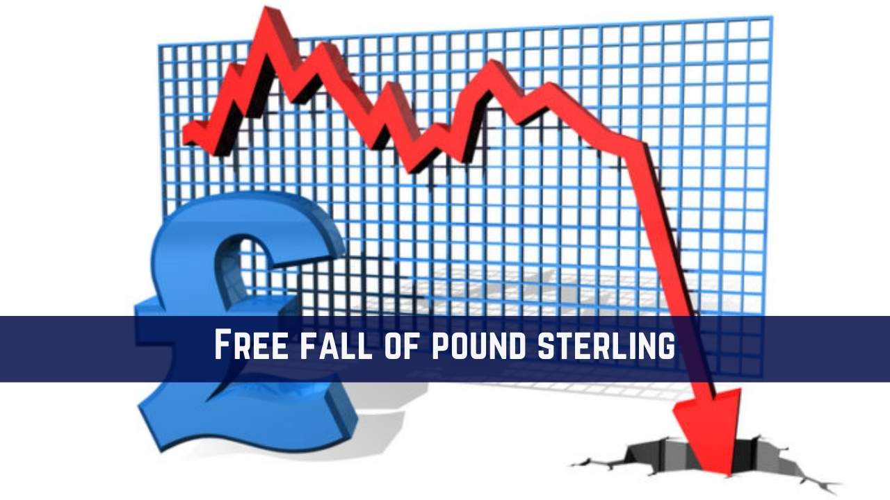 Free Fall of Pound Sterling