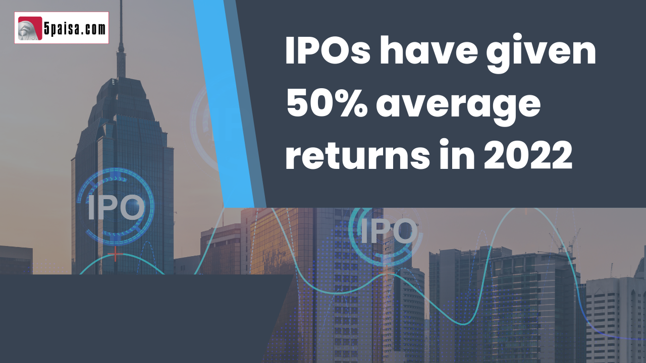 IPOs gave over 50% average returns in Calendar 2022