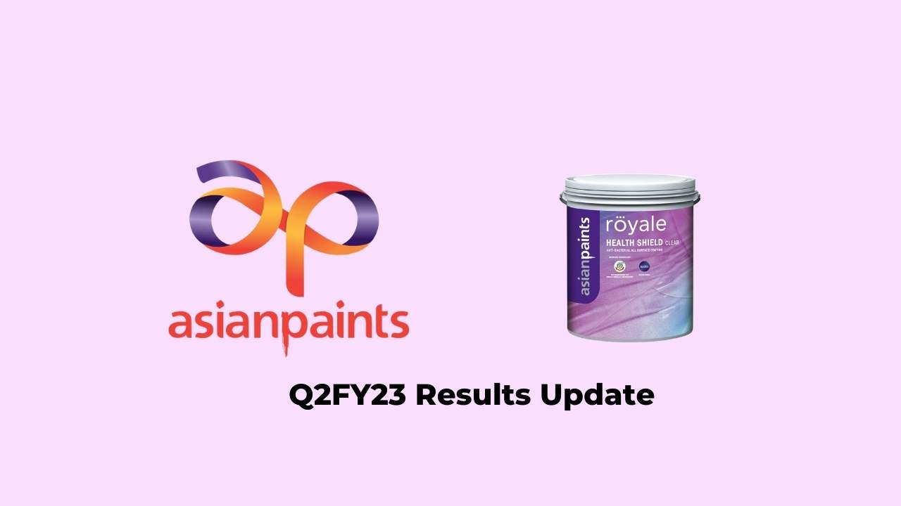 Asian Paints Q2 Results FY2023