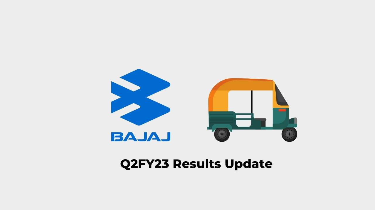 Bajaj Auto Q2 Results FY2023, Revenue at Rs. 10,203 crores