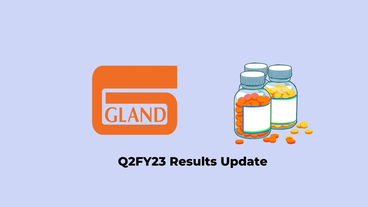 Gland Pharma Q2 Results FY2023, Net Profit at Rs. 2412 million