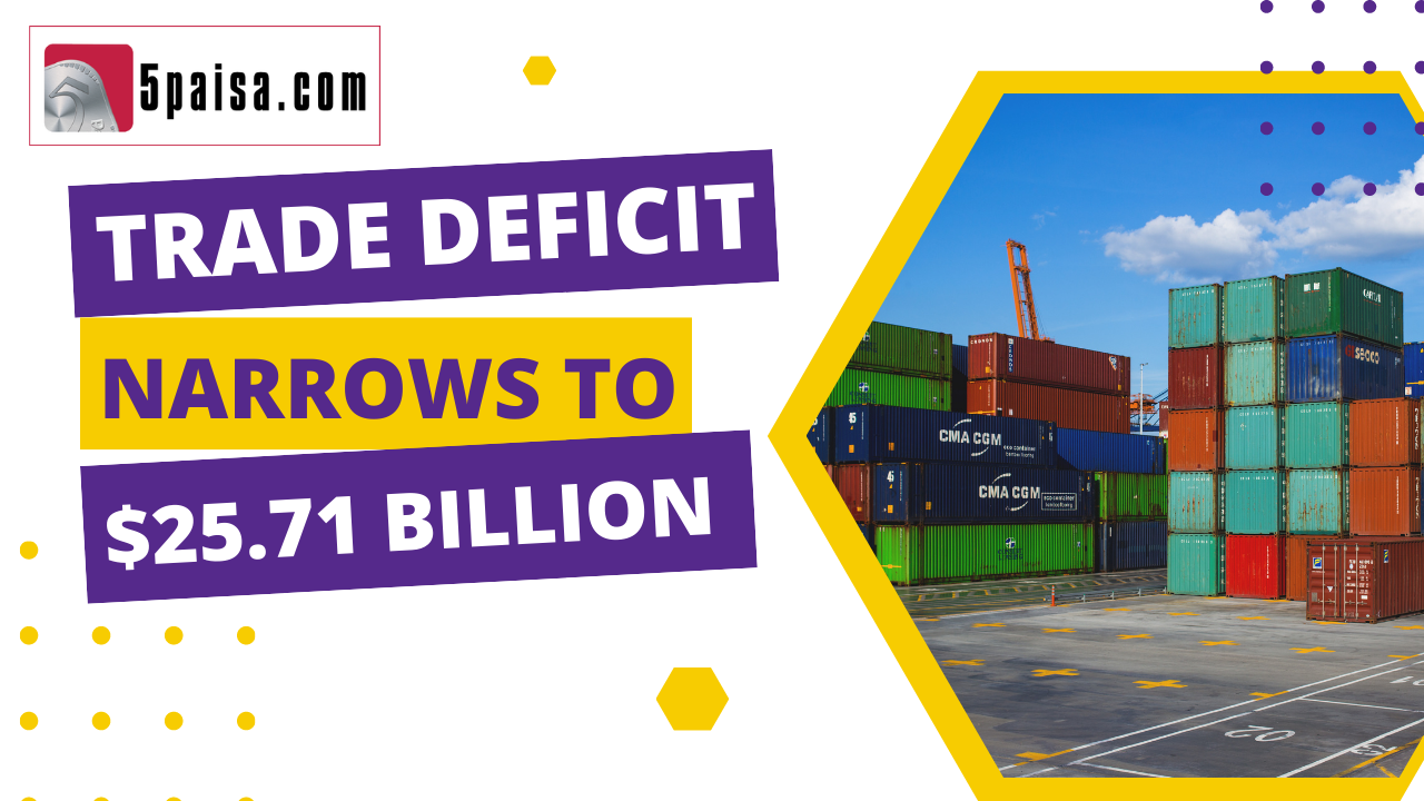 Trade deficit for September narrows to $25.71 billion