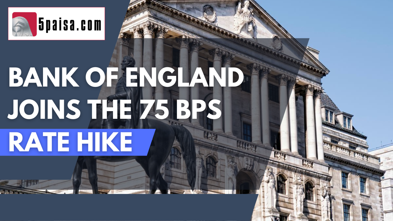 Bank of England joins the 75 bps rate hike