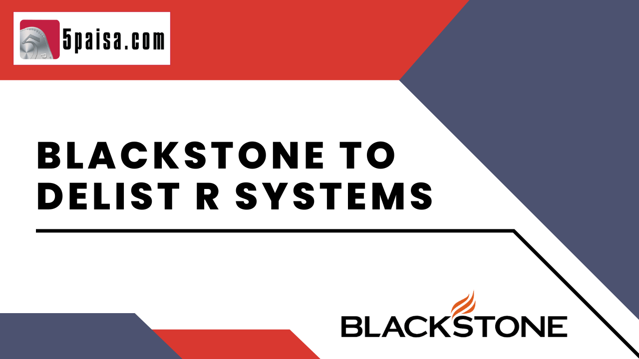 Blackstone to delist R Systems