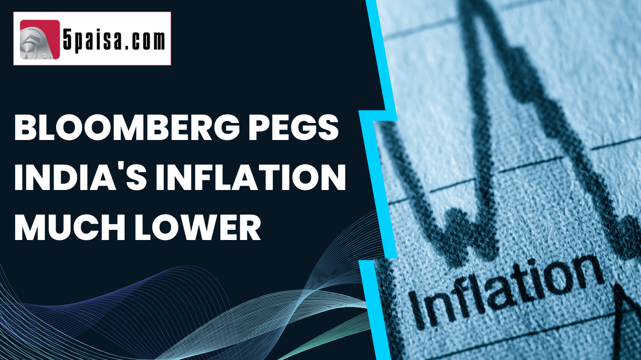 Bloomberg pegs India's inflation much lower