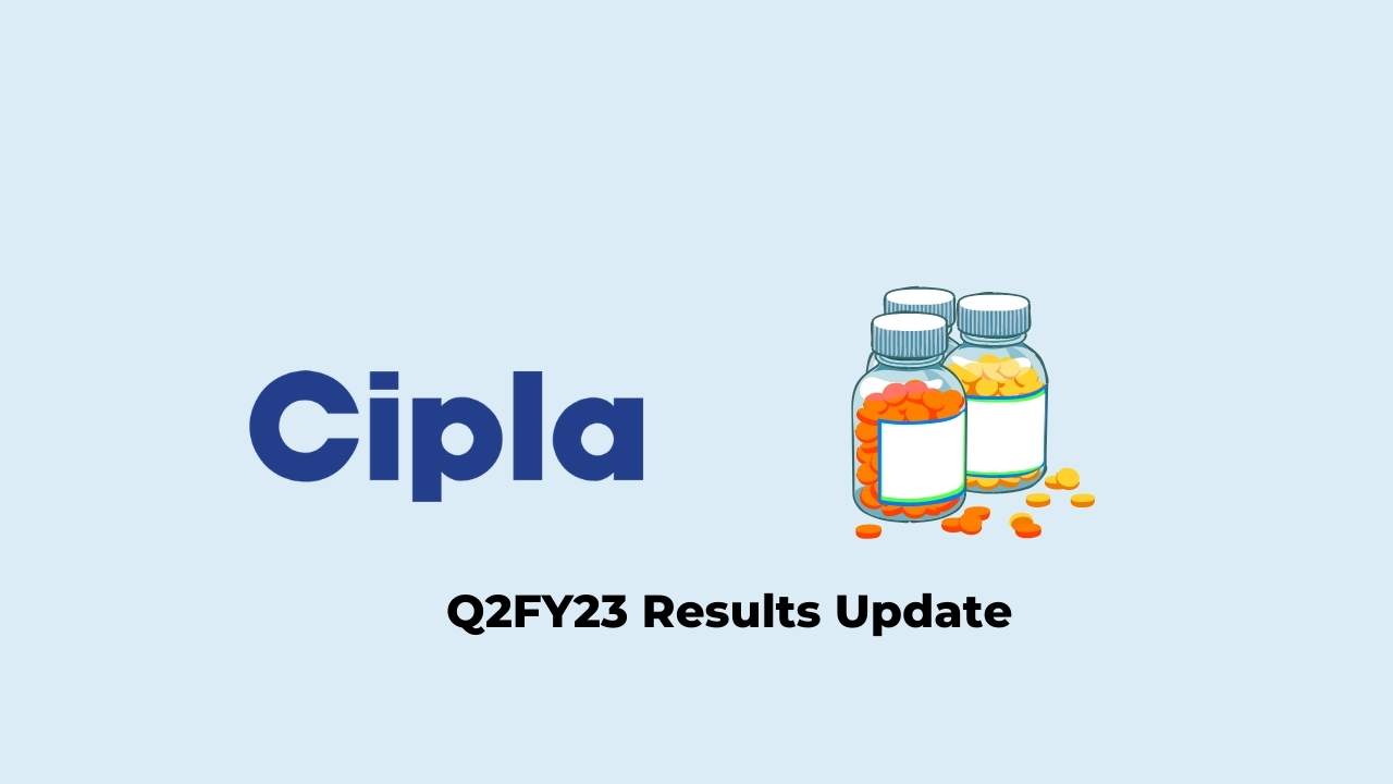 Cipla Q2 Results FY2023, PAT at Rs. 789 Crores