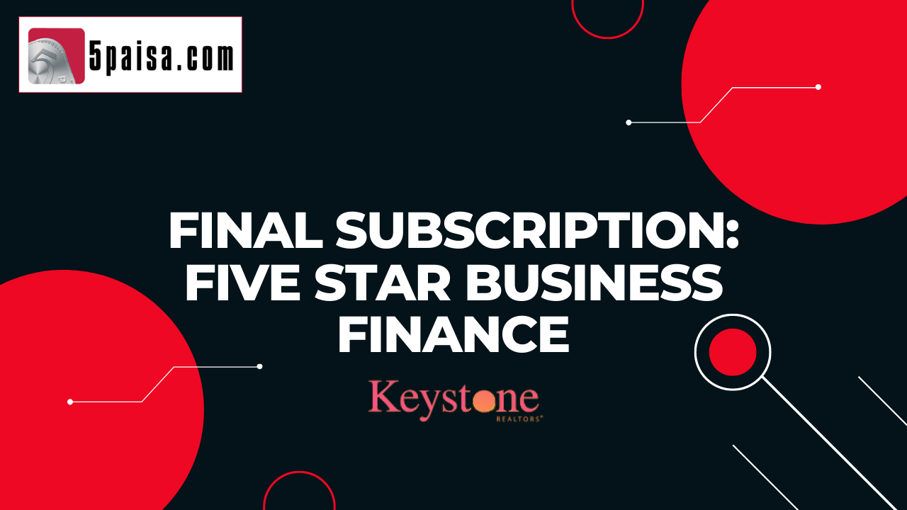 Final subscription Five Star Business Finance