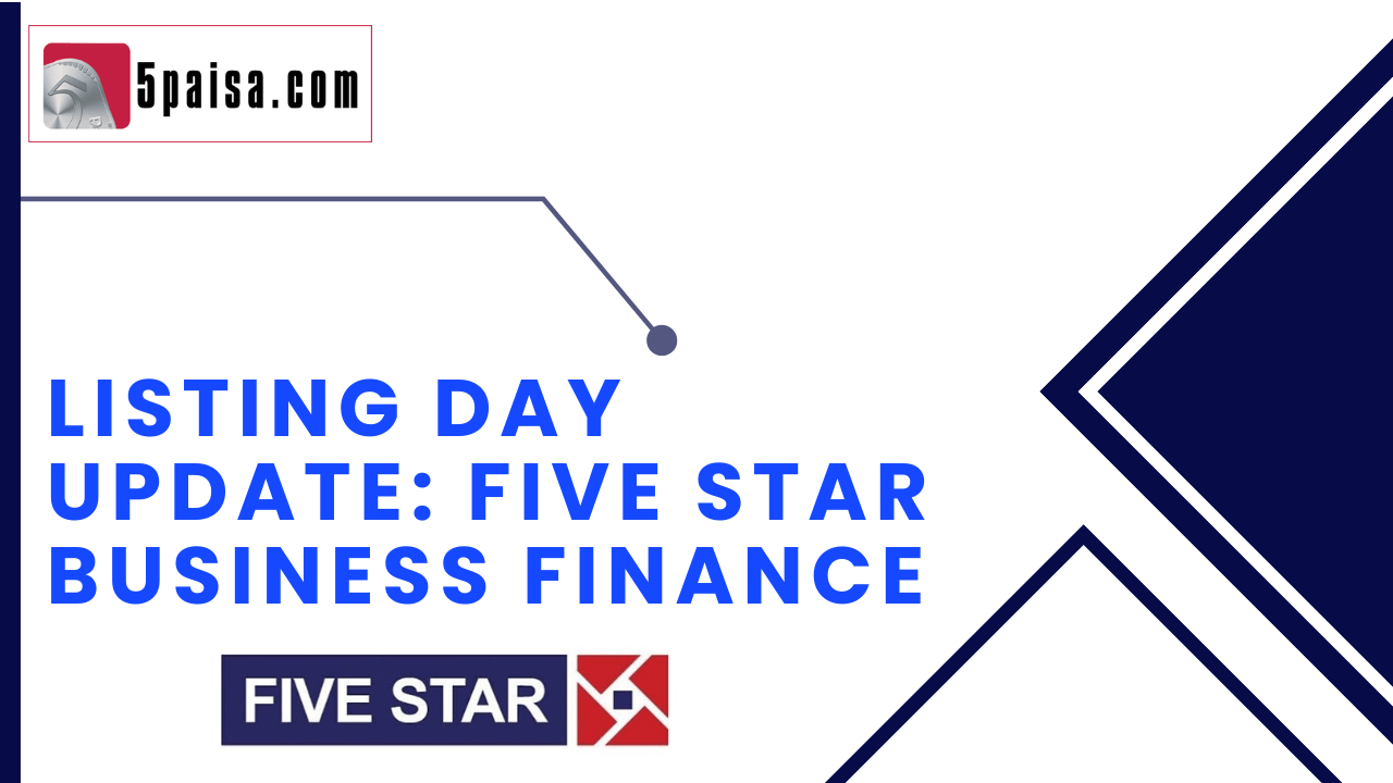 Listing day update Five Star Business Finance