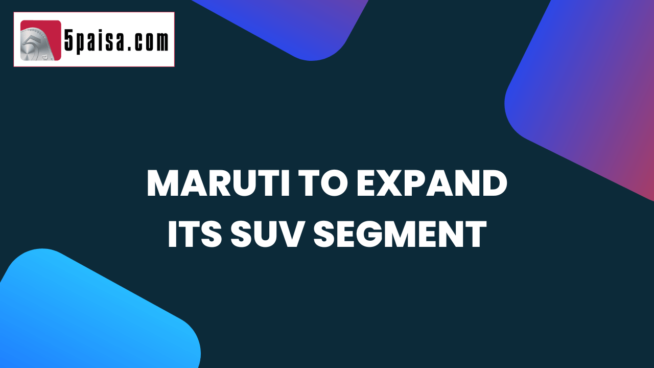 Maruti to expand its SUV segment