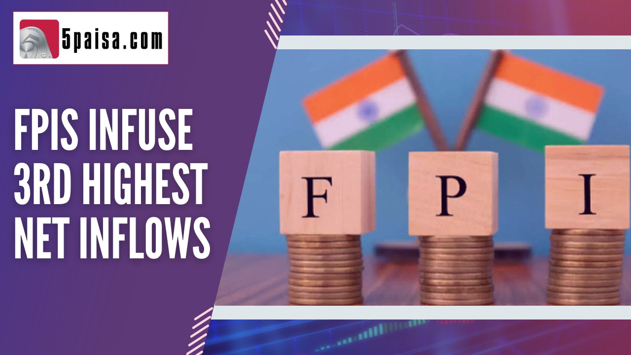 FPIs infuse 3rd highest net inflows