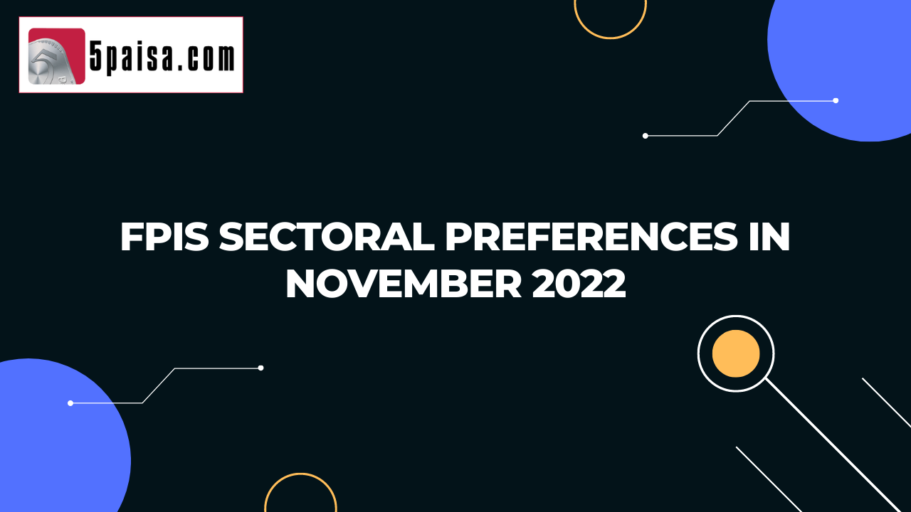 What were the sectoral preferences of FPIs in November 2022?