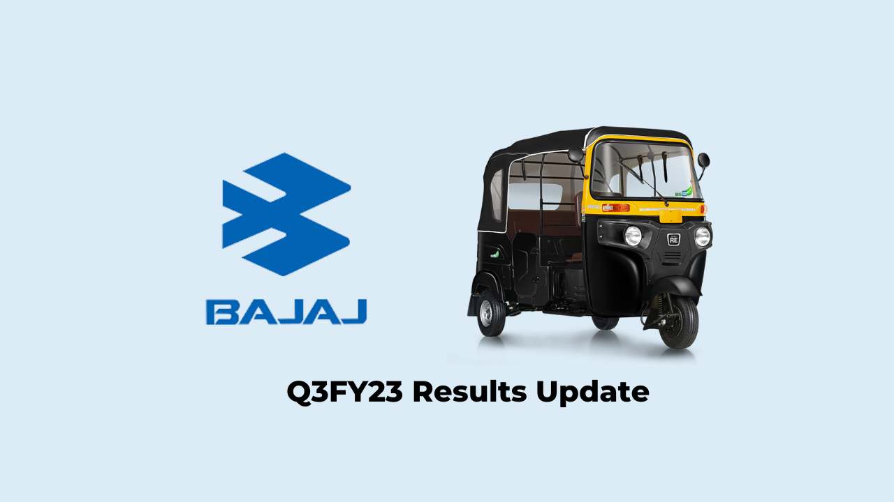 Bajaj Auto Q3 Results FY2023, Reported a Highest ever EBITDA