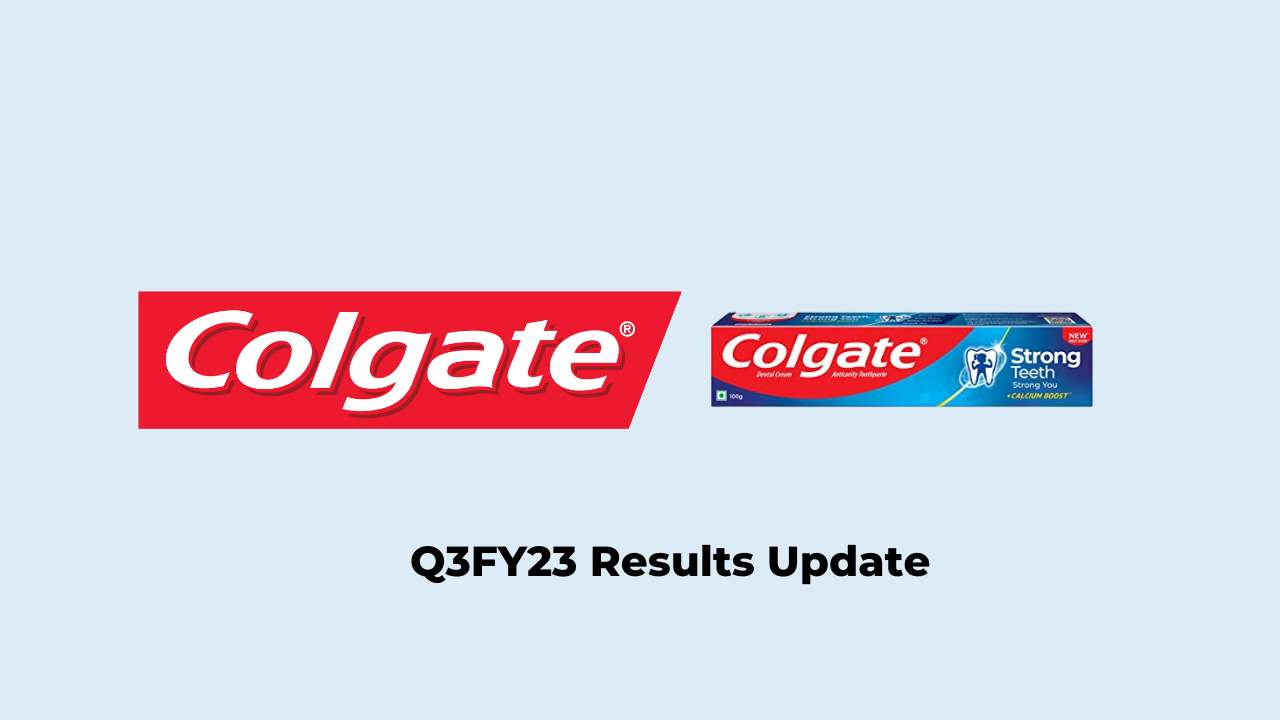 Colgate Palmolive Q3 Results FY2023, Net Profit at Rs. 243.2 crores 