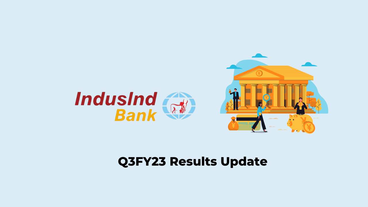 IndusInd Bank Q3 Results FY2023, Net Profit at Rs. 1964 Crores