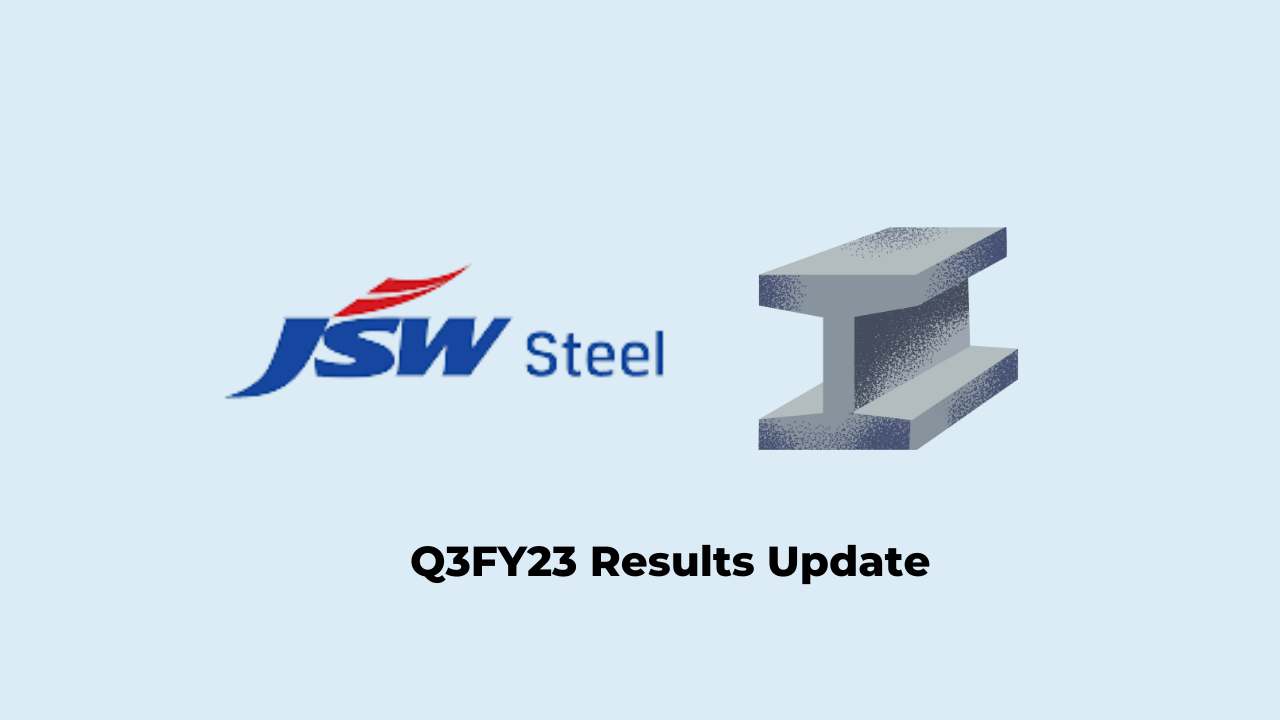 JSW Steel Q3 Results FY2023, Net Profit at Rs. 474 Crores