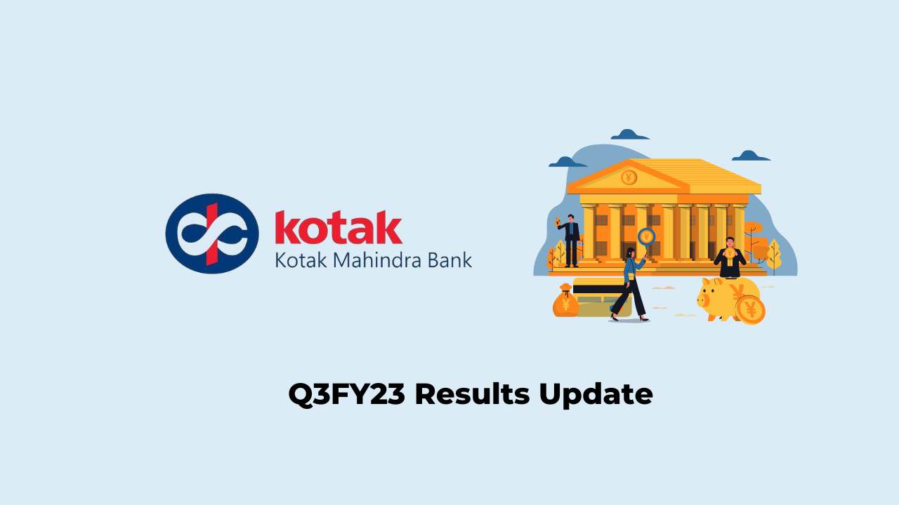 Kotak Mahindra Bank Q3 Results FY2023, Net Profit at Rs. 2,791.8 Crores 