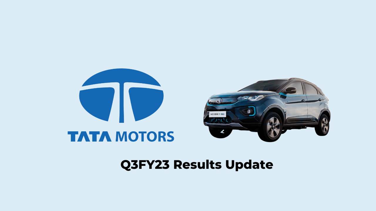 Tata Motors Q3 Results FY2023, PAT at Rs. 3043.15 crores