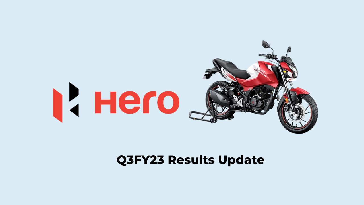 Hero MotoCorp Q3 Results FY2023, Net profit at Rs. 711 crores