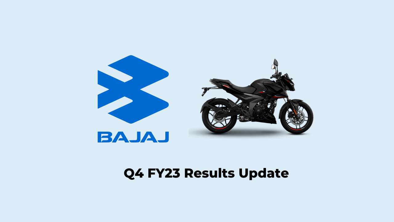 Bajaj Auto Q4 Results FY2023, Net profit at Rs. 1433 crores, down by 2.45% 