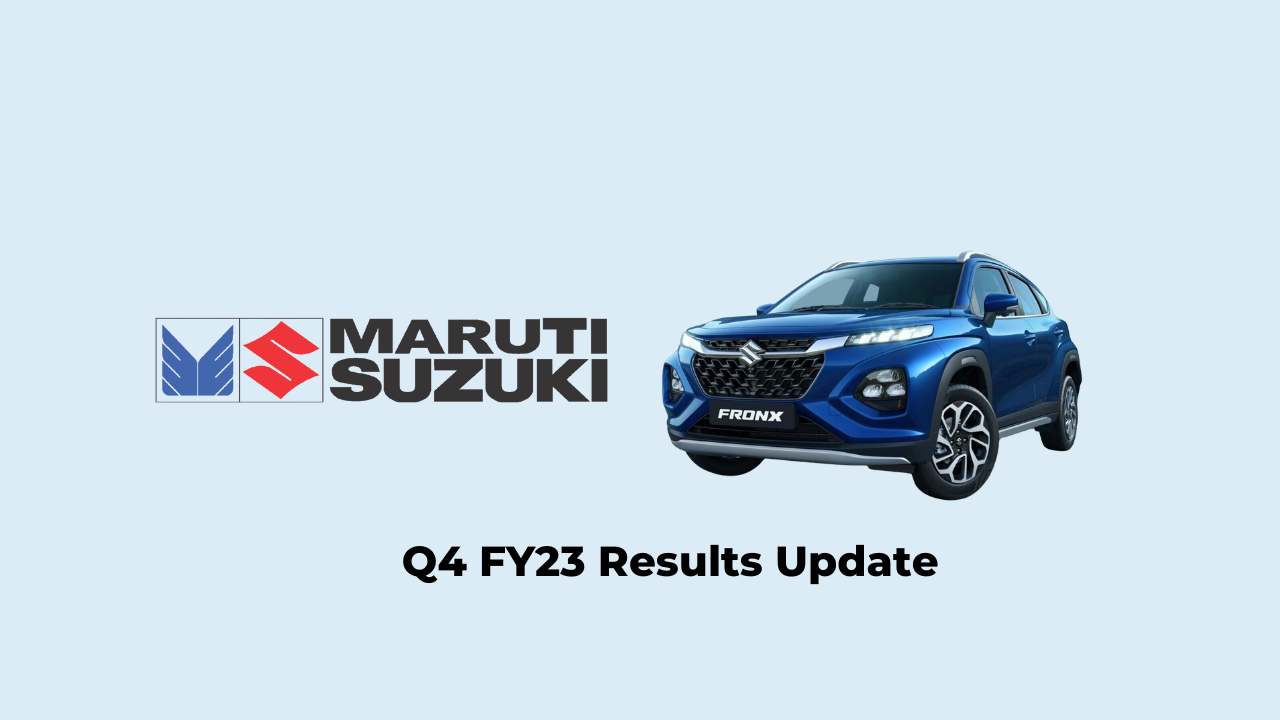 Maruti Suzuki Q4 Results FY2023, Net profit at Rs. 26,236 Million, up by 42.67% 