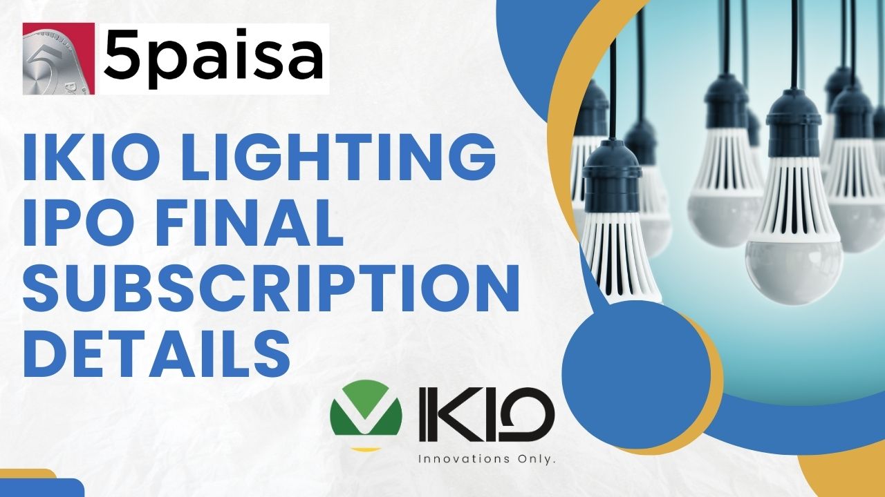 IKIO Lighting IPO subscribed 66.29 times at close