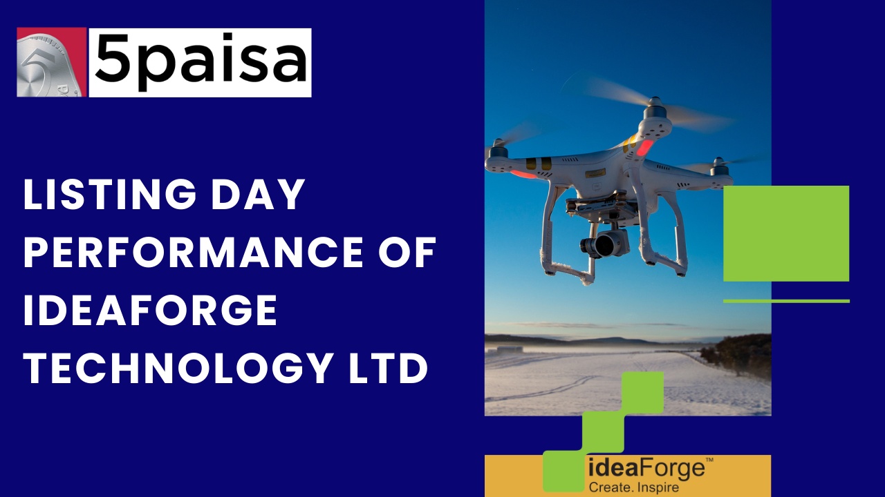 Ideaforge Technology Ltd IPO lists at 93.5% premium, ends slightly lower