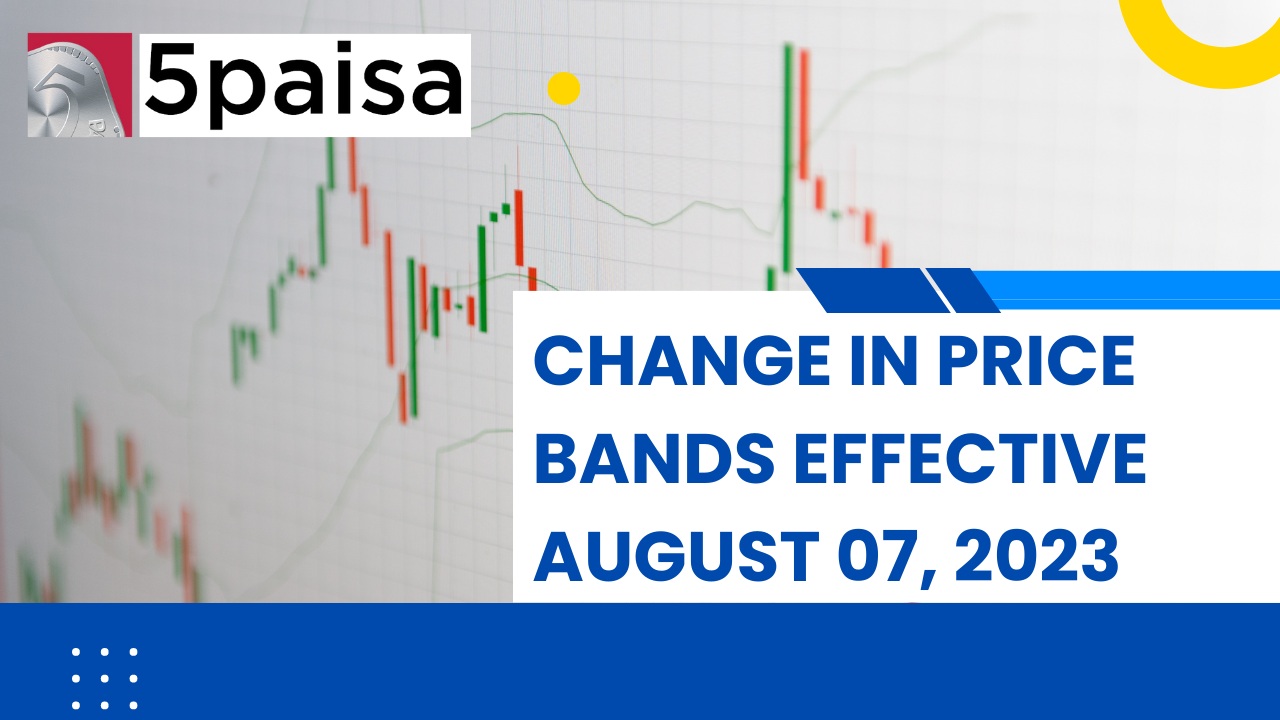 Changes in Price Bands effective from August 07, 2023