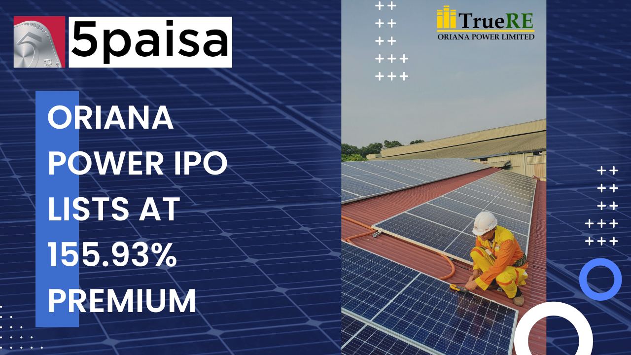 Oriana Power IPO lists at 155.93% premium, rises further