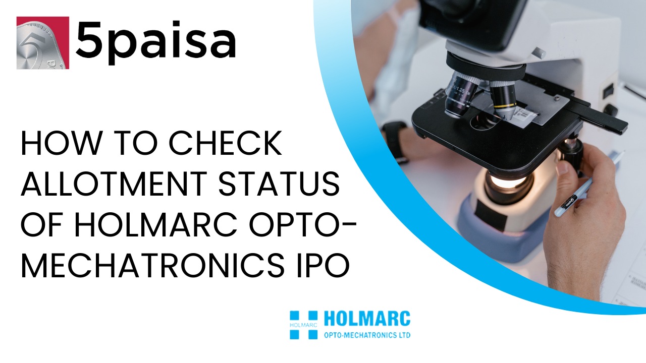 How to check allotment status of Holmarc Opto-Mechatronics IPO
