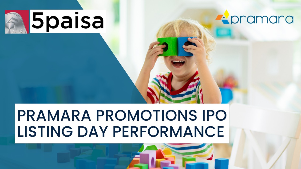 Pramara Promotions IPO lists at 76.19% premium