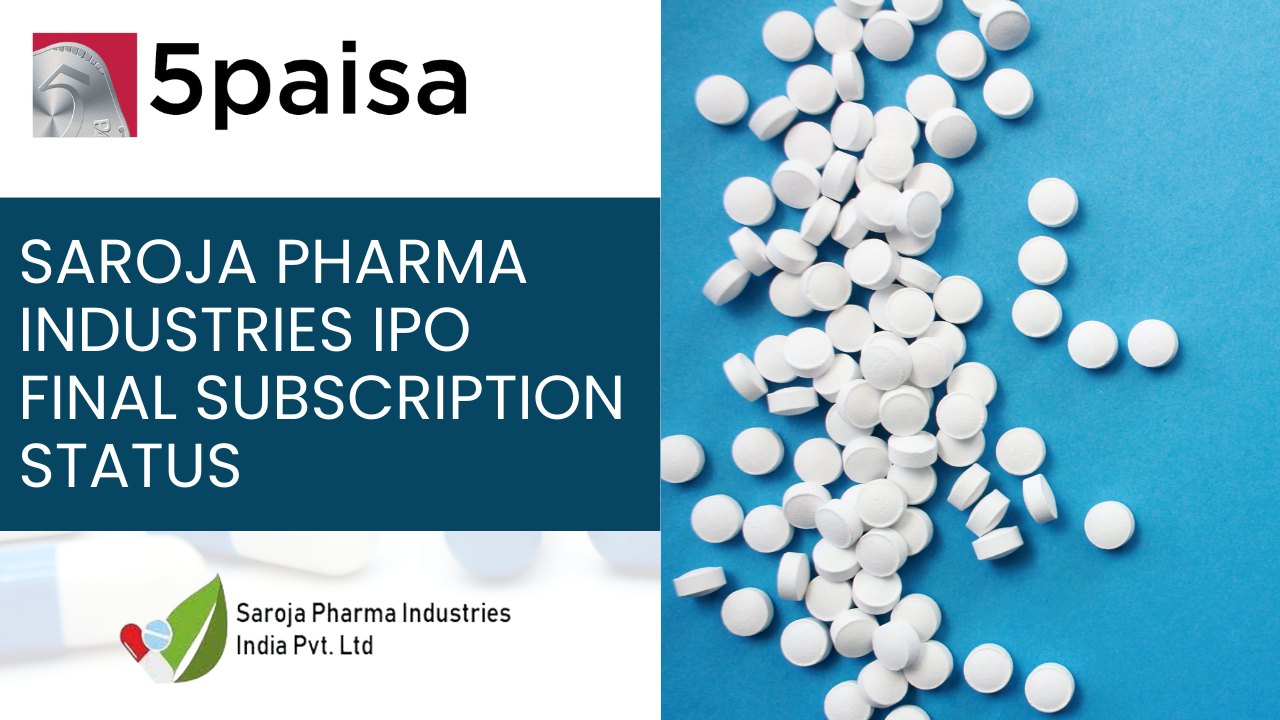 Saroja Pharma Industries IPO Final Subscription Status