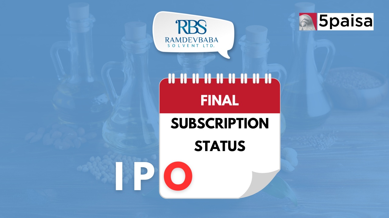Ramdevbaba Solvent IPO Subscribed 126.21 times