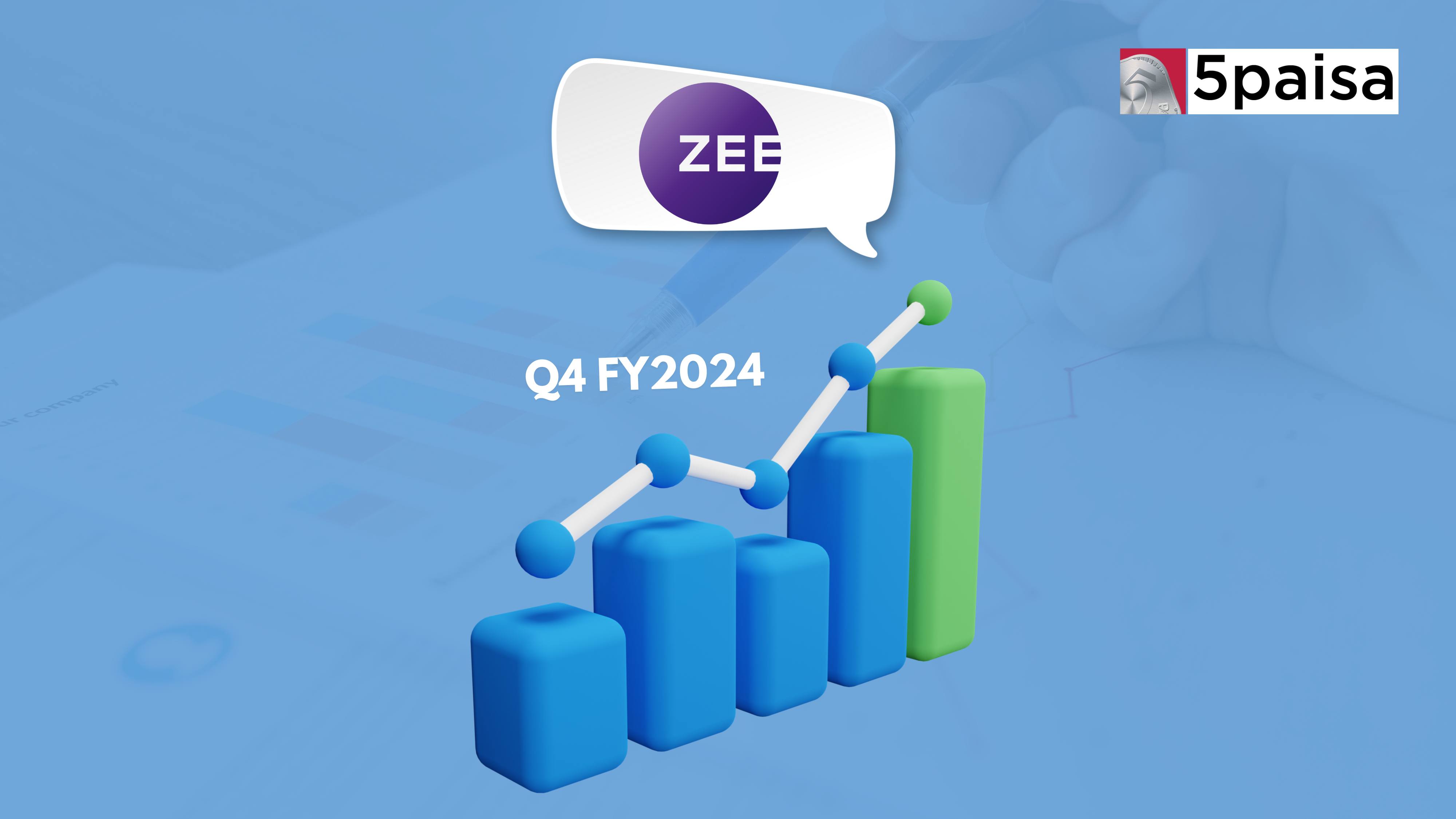 Zee Entertainment Q4 2024 Results: Consolidated PAT up 107% while revenue up by 2.77% on a YOY basis