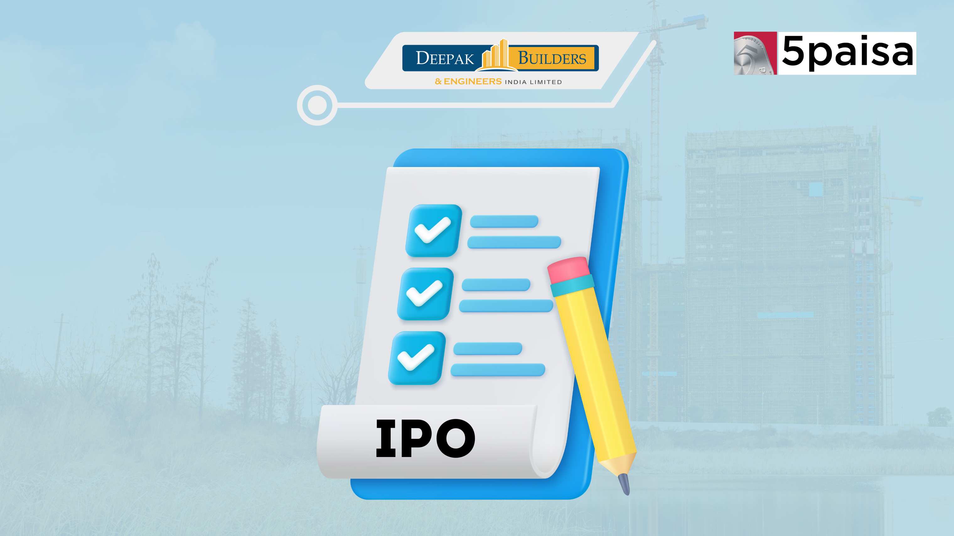Deepak Builders Engineers IPO Listing Today Deepak Builders Engineers IPO Listing Today