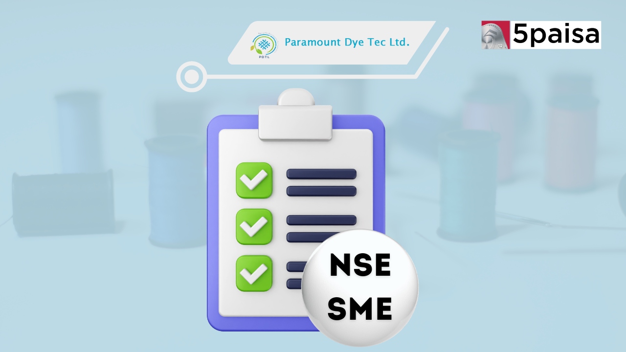 Paramount Dye Tec IPO Lists at ₹109.90 Below Issue Price