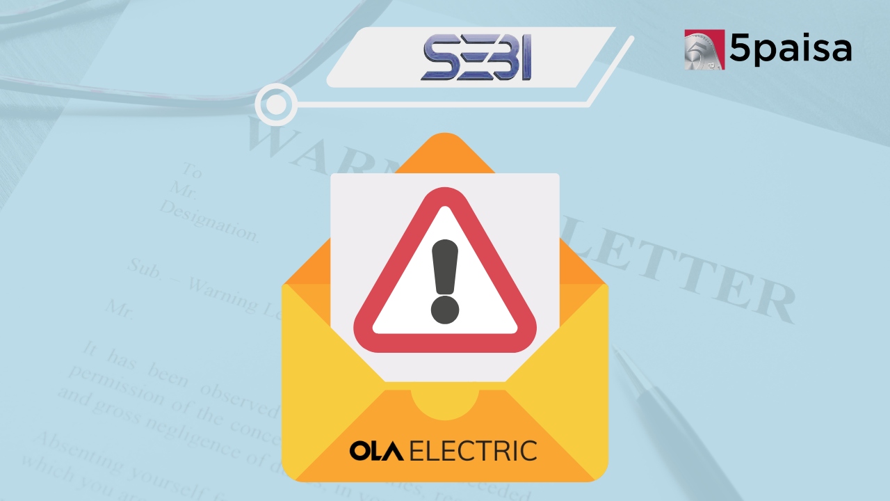 SEBI issues warning letter to Ola Electric Mobility on violation of disclosure SEBI issues warning letter to Ola Electric Mobility on violation of disclosure