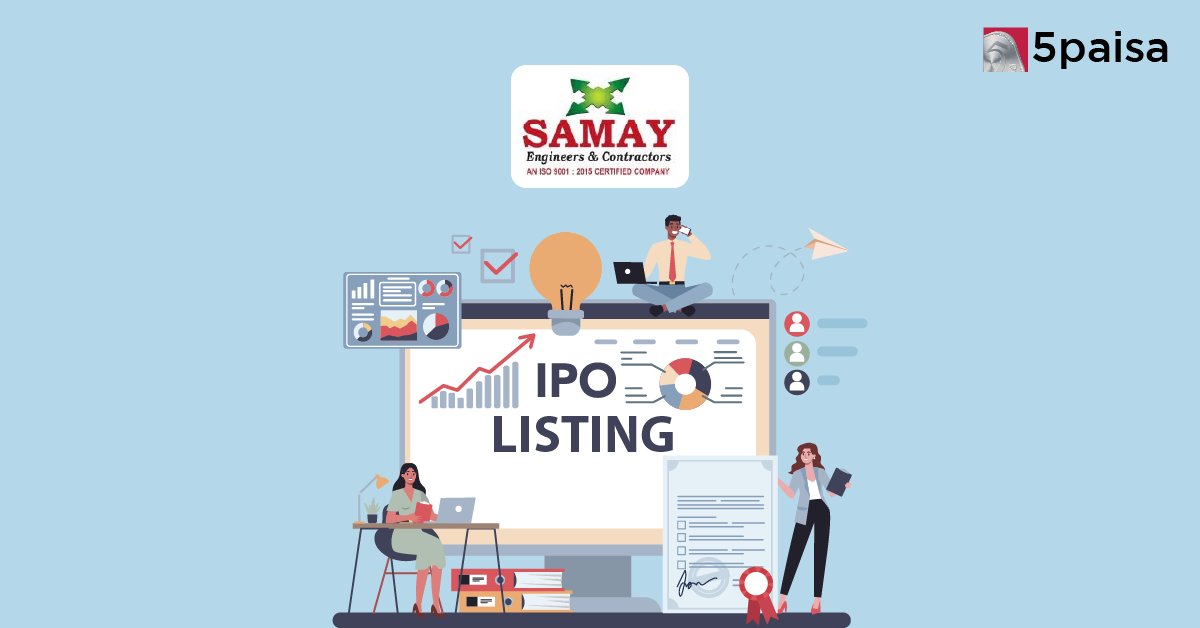 Samay Project Services is listed on NSE SME at ₹36.05 price with a 6.03% premium from the issue price