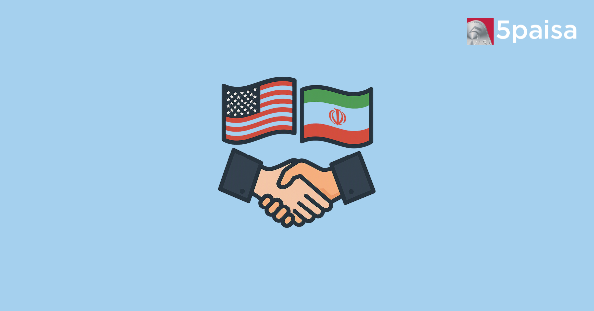 US Iran negotiation concept with handshake and flags symbolizing peace talks