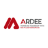ARDEE POWERING TOMORROW WITH RECYCLED RESOURCES company logo next to a red stylized 'A' logo