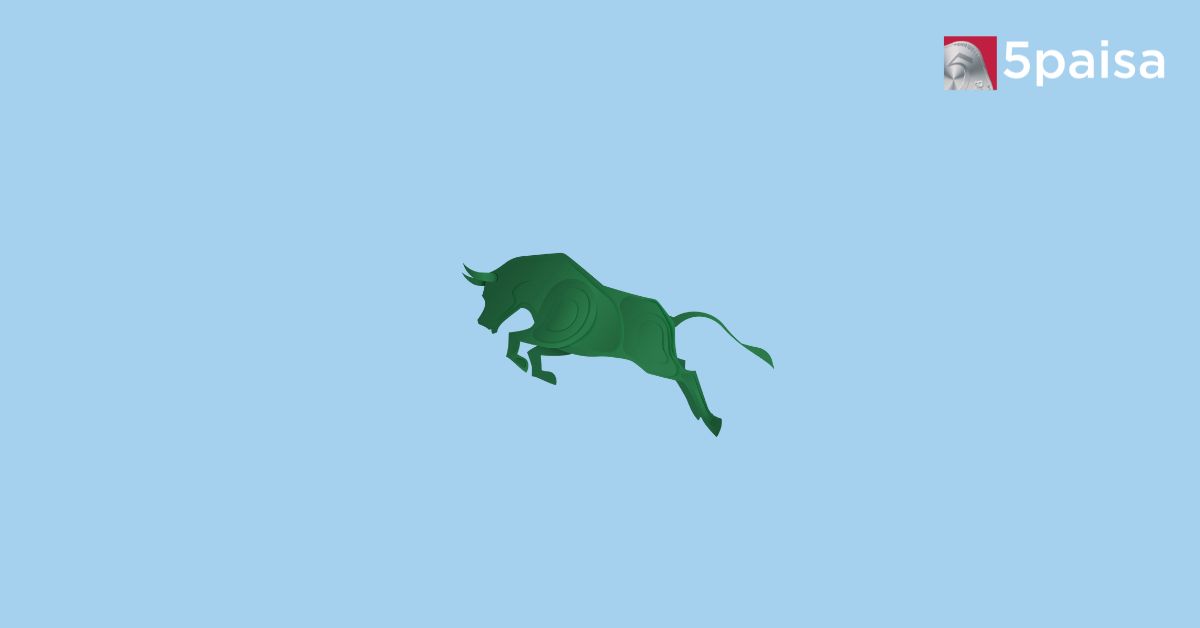 Illustration of market bull run